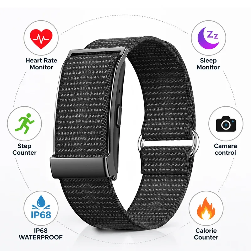 Bracelet connecté fitness 107 modes sportifs IP68