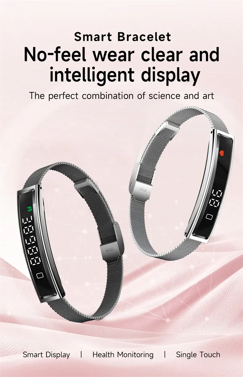 Bracelet connecté fitness tracker santé IP68