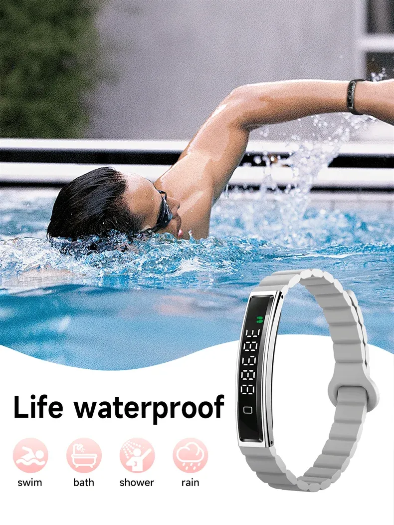 Bracelet connecté fitness tracker santé IP68