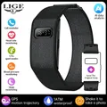 Bracelet connecté GPS pression artérielle sport – Couleur Black 2 Straps