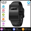 Bracelet connecté GPS pression artérielle sport – Couleur Black Silicone