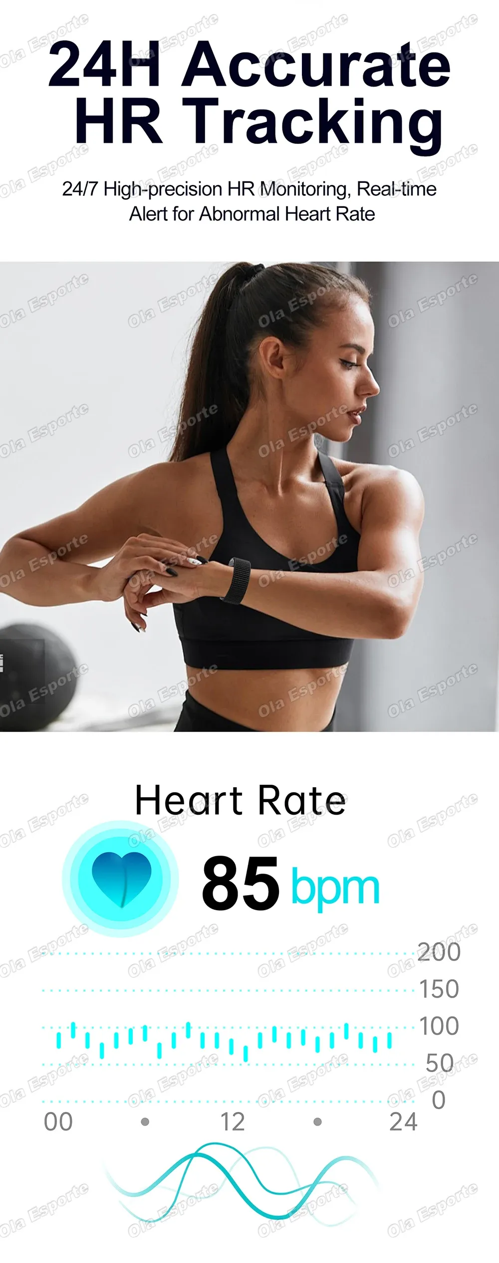 Bracelet connecté GPS santé sommeil VRC