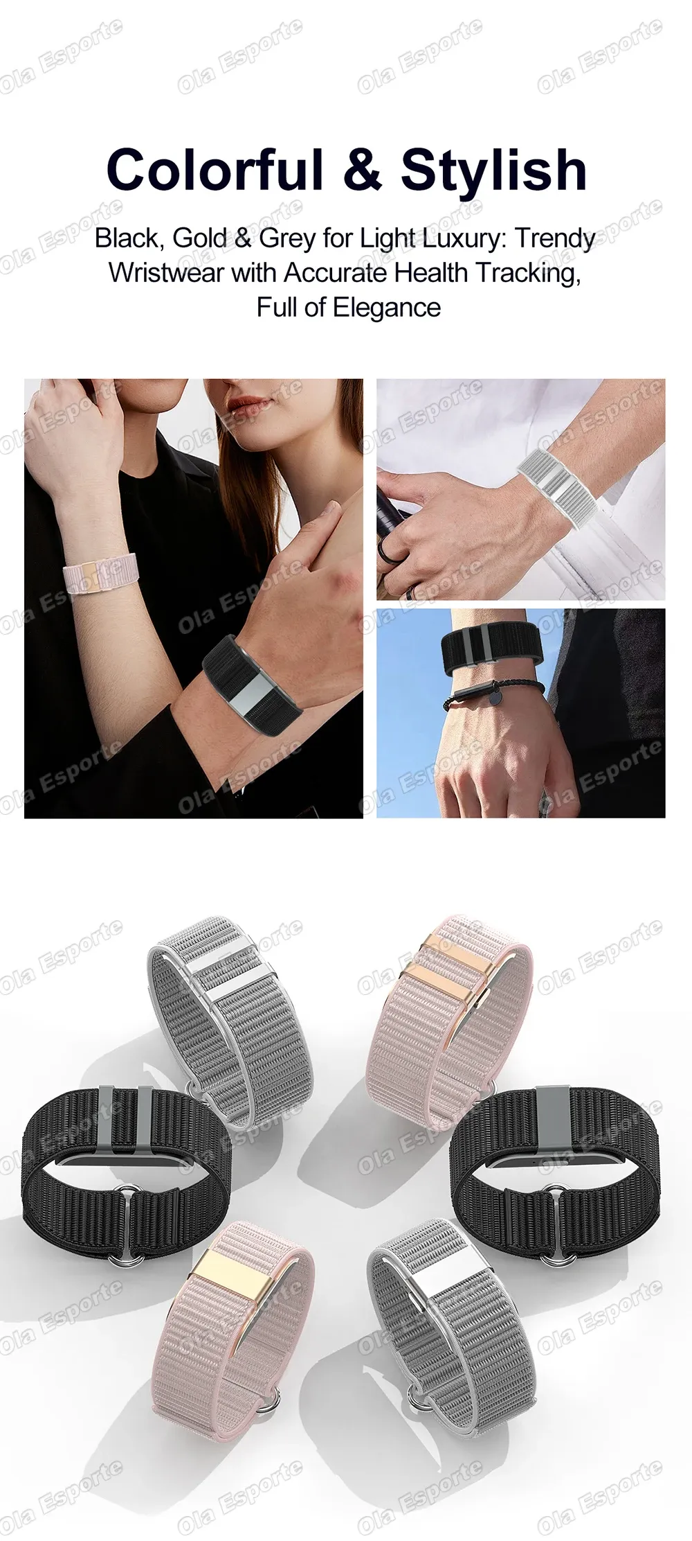 Bracelet connecté GPS santé sommeil VRC