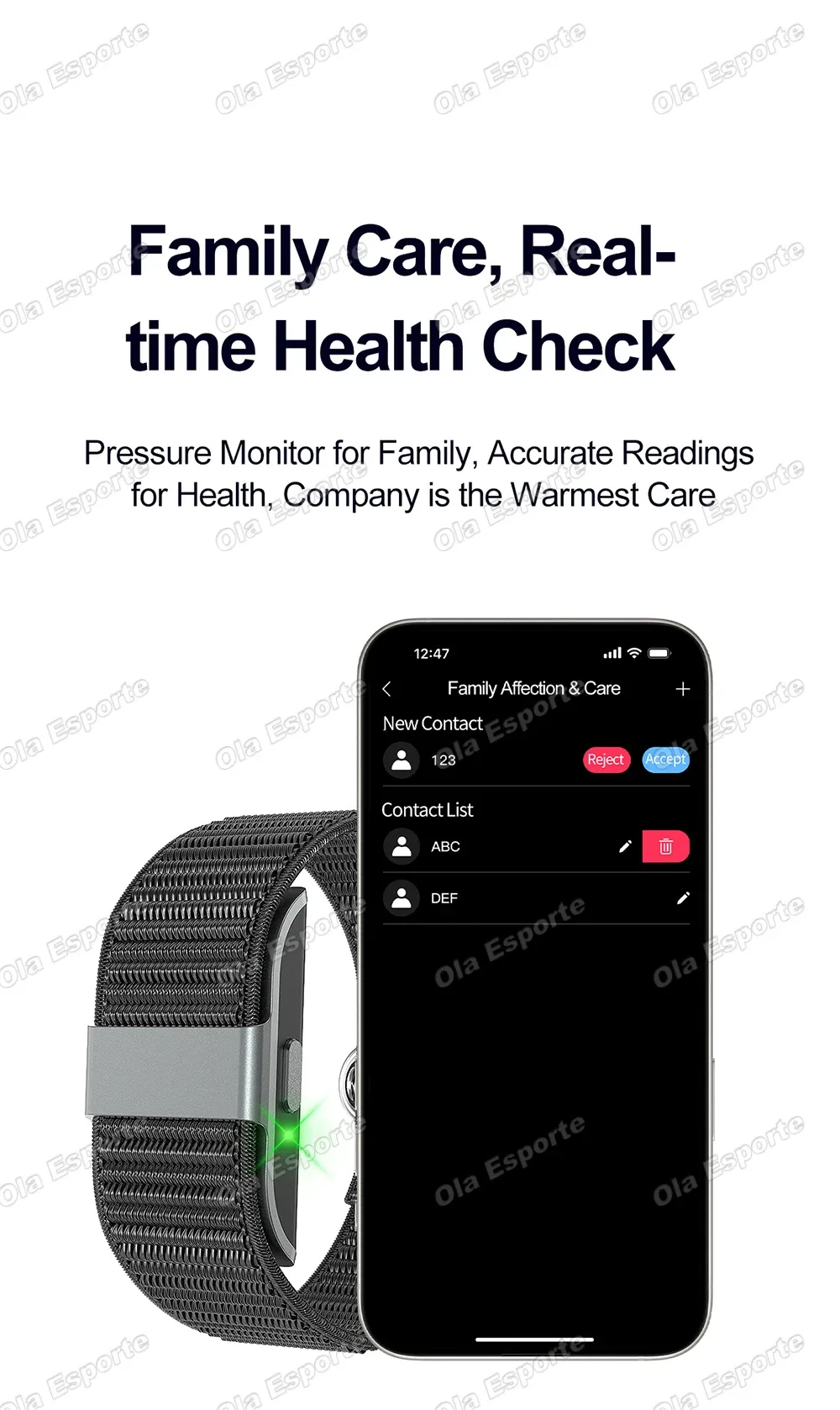 Bracelet connecté GPS santé sommeil VRC