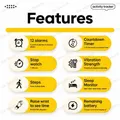 Bracelet connecté LED podomètre rappel alarme – 2