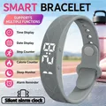 Bracelet connecté LED podomètre rappel alarme – Couleur Grey
