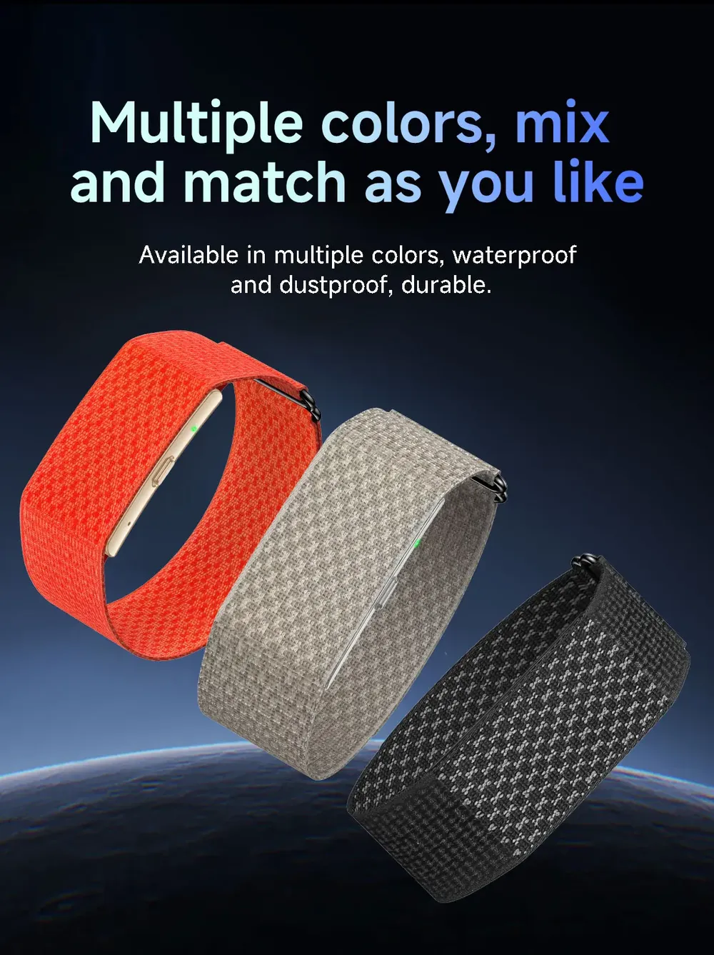 Bracelet connecté LIGE 79 langues IA sport