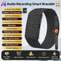 Bracelet connecté LIGE enregistreur audio IA – Couleur 2 Straps Black