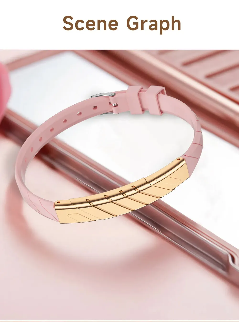 Bracelet connecté LIGE sans écran fréquence cardiaque