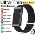 Bracelet connecté sans écran fréquence cardiaque – Couleur Black Nylon Tape