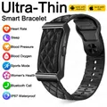 Bracelet connecté sans écran fréquence cardiaque – Couleur Black tape