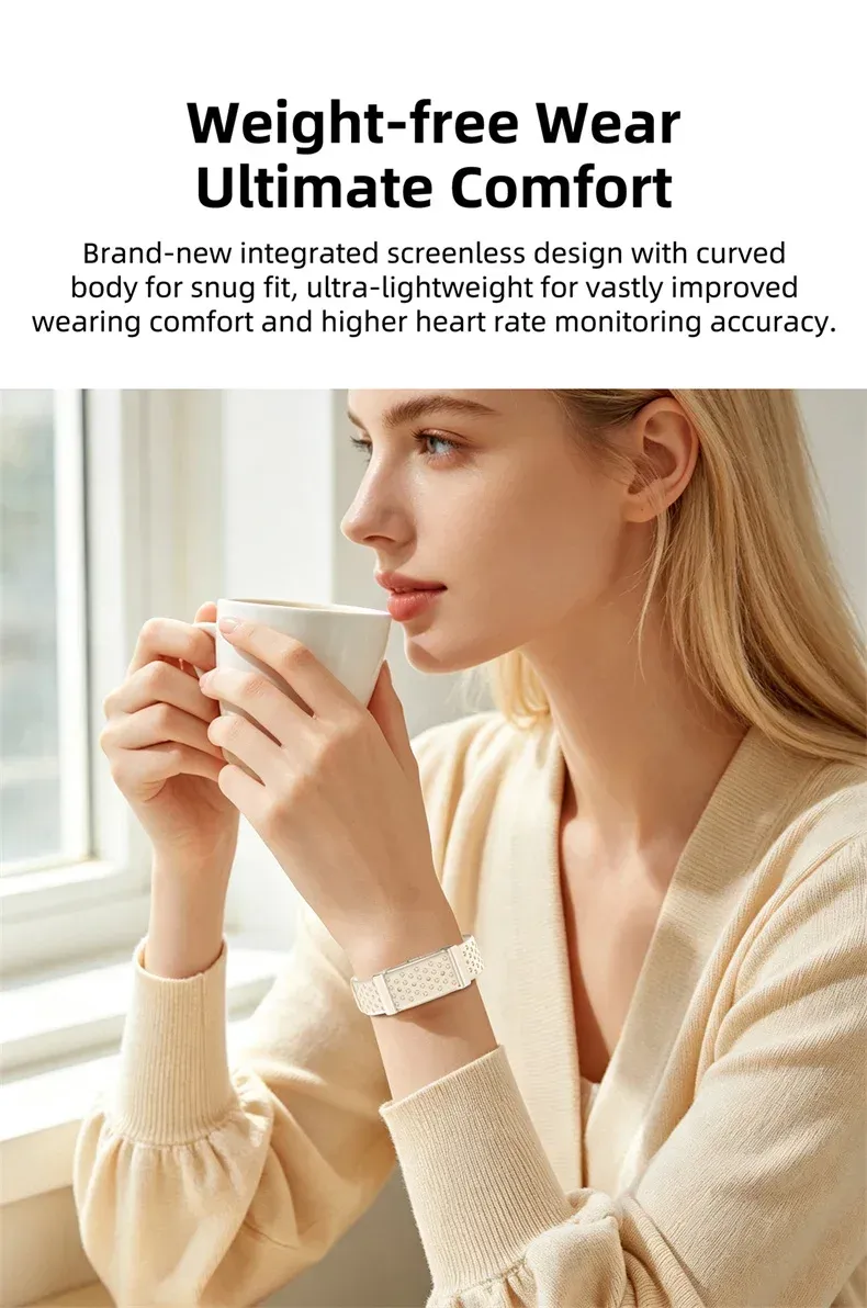 Bracelet connecté sans écran fréquence cardiaque