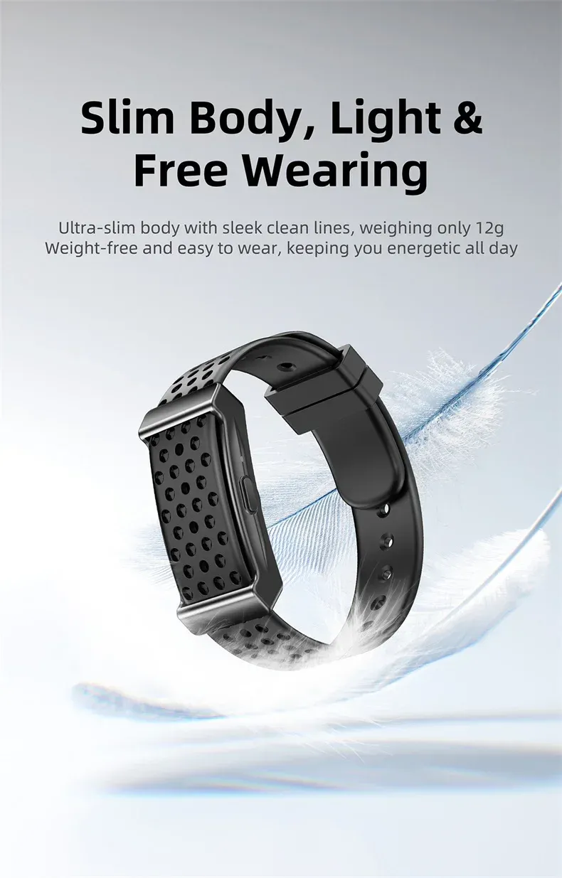 Bracelet connecté sans écran fréquence cardiaque