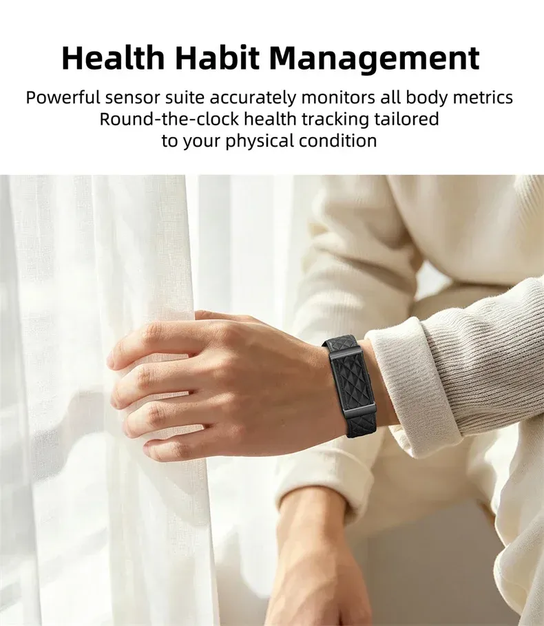Bracelet connecté sans écran fréquence cardiaque