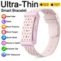 Bracelet connecté sans écran fréquence cardiaque – Couleur Pink tape