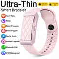 Bracelet connecté sans écran fréquence cardiaque – Couleur Pink tape
