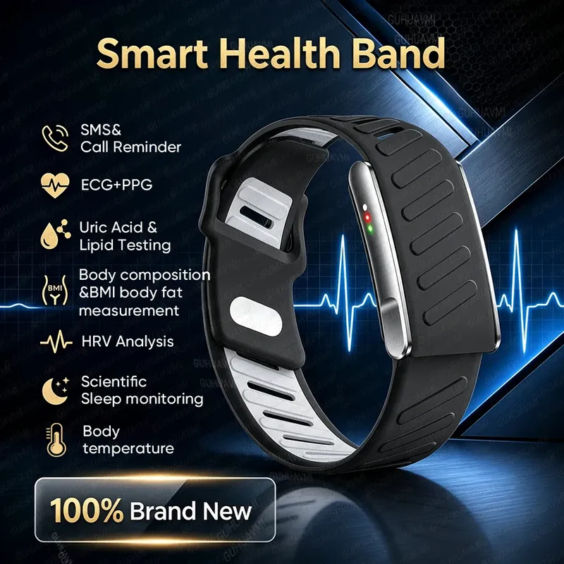 Bracelet connecté santé ECG PPG pression artérielle