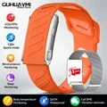 Bracelet connecté santé ECG PPG pression artérielle – Color Orange