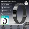 Bracelet connecté santé fréquence cardiaque fitness – Couleur Black Mesh Belt