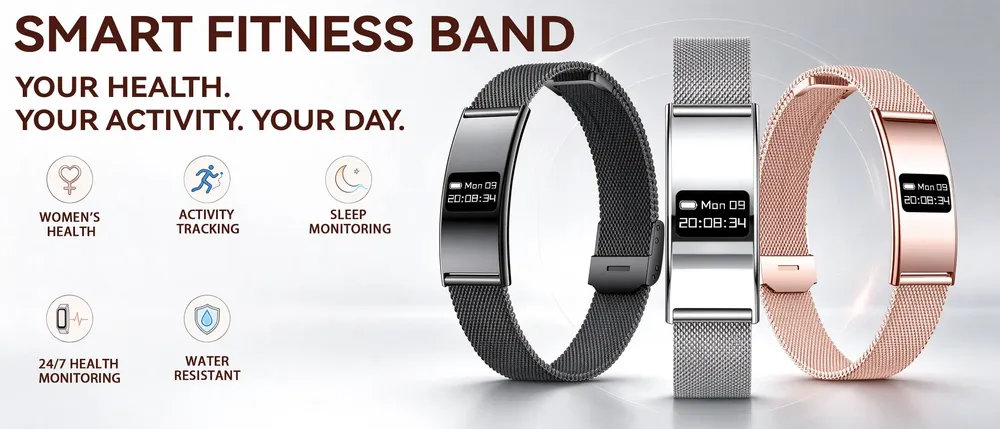Bracelet connecté santé fréquence cardiaque fitness