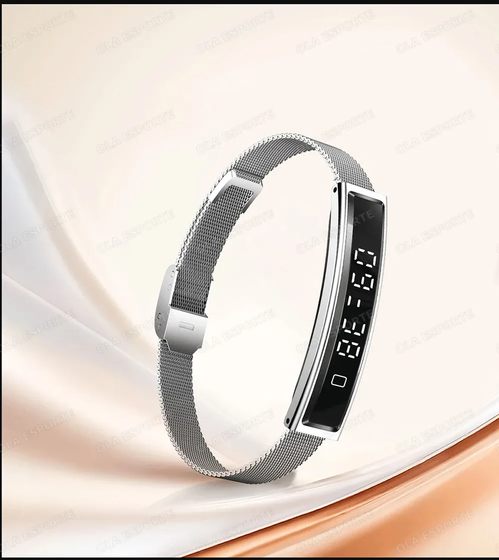 Bracelet connecté santé stress HRV podomètre