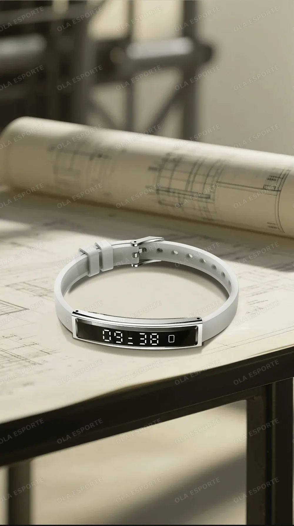 Bracelet connecté santé stress HRV podomètre