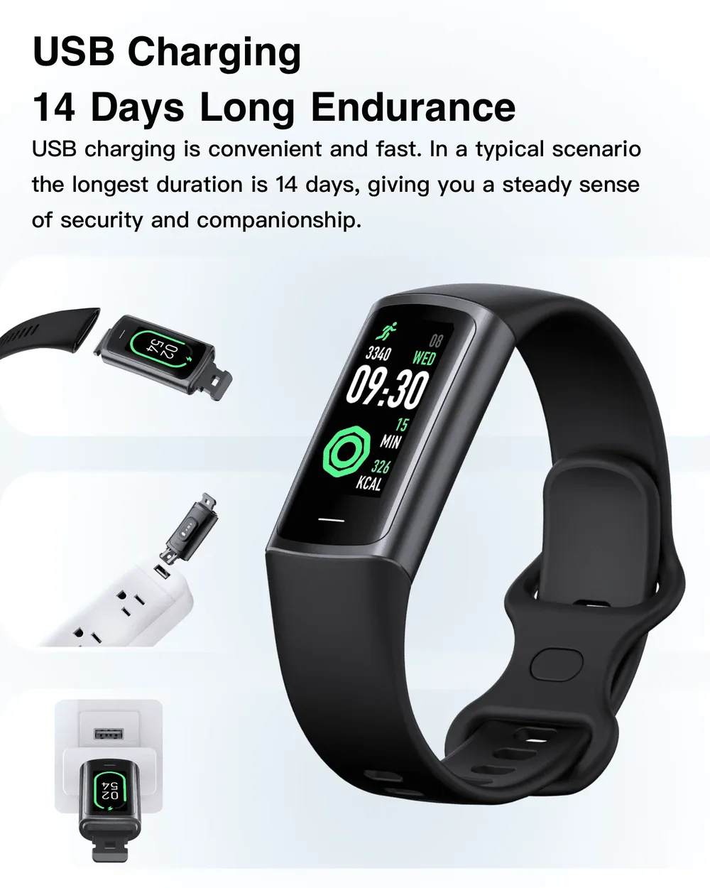 Bracelet connecté sport activité santé léger