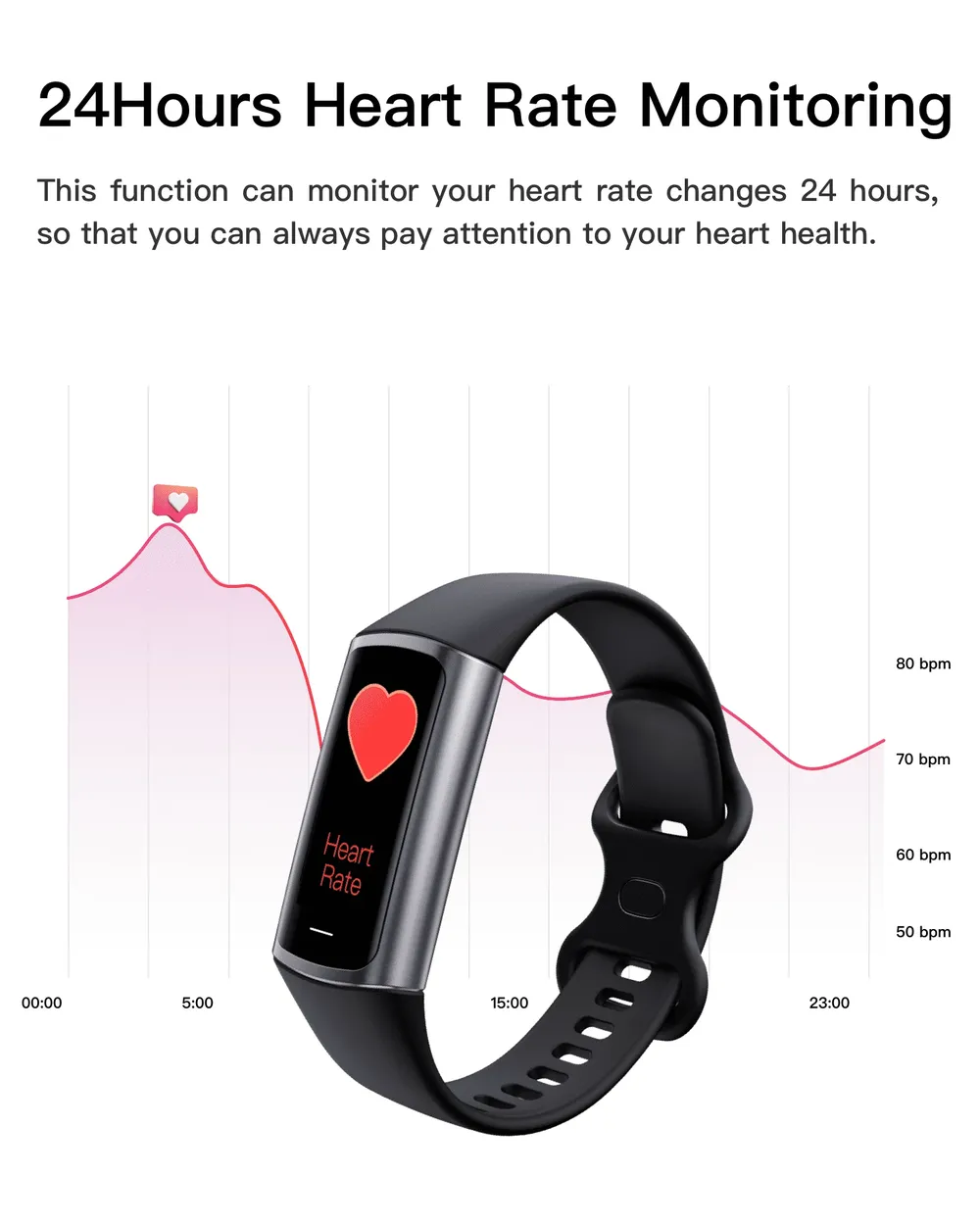 Bracelet connecté sport activité santé léger