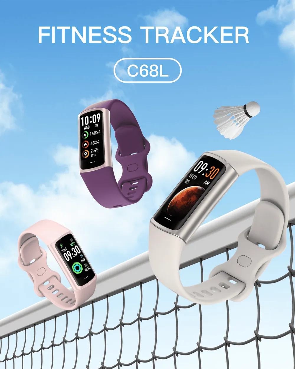 Bracelet connecté sport activité santé léger