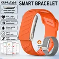 Bracelet connecté sport ECG PPG SpO2 tension – Couleur Orange