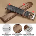 Bracelet cuir 18 à 22 mm à libération rapide – 4