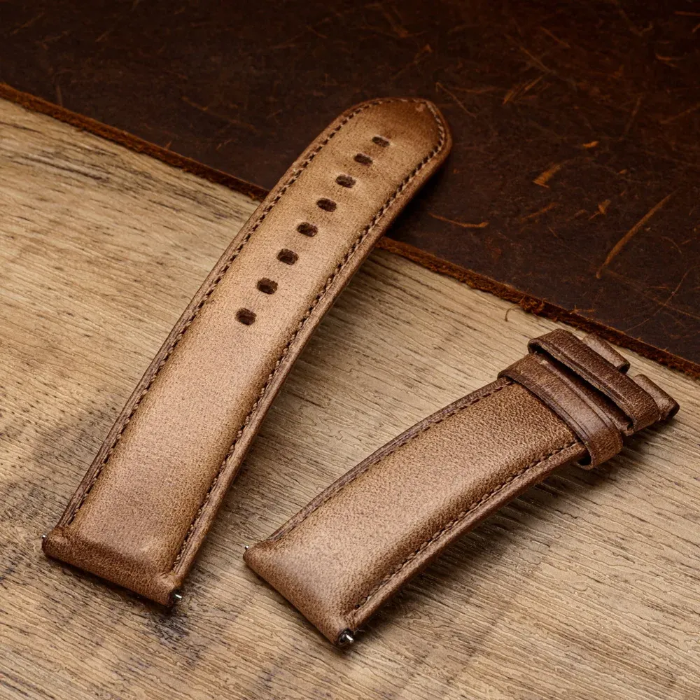 Bracelet cuir 18 à 22 mm à libération rapide