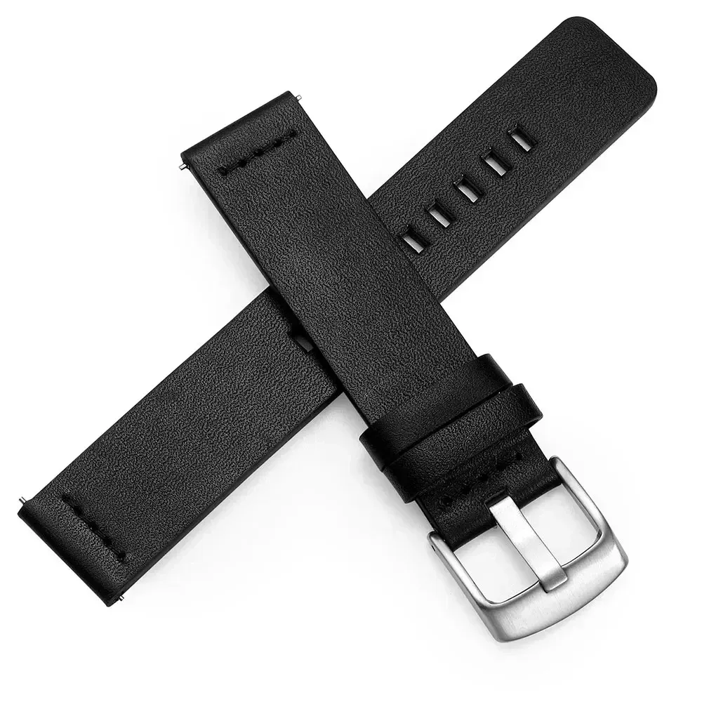 Bracelet cuir 18 à 24 mm dégagement rapide