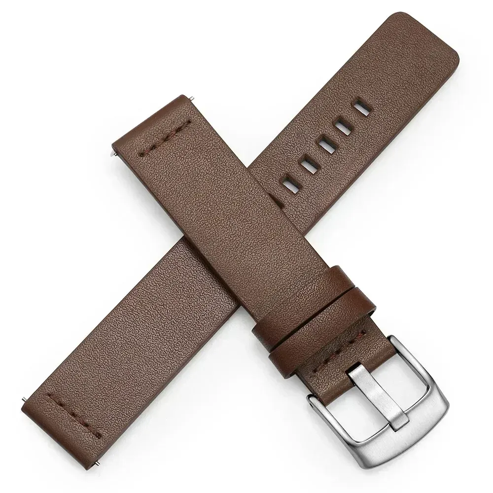 Bracelet cuir 18 à 24 mm dégagement rapide