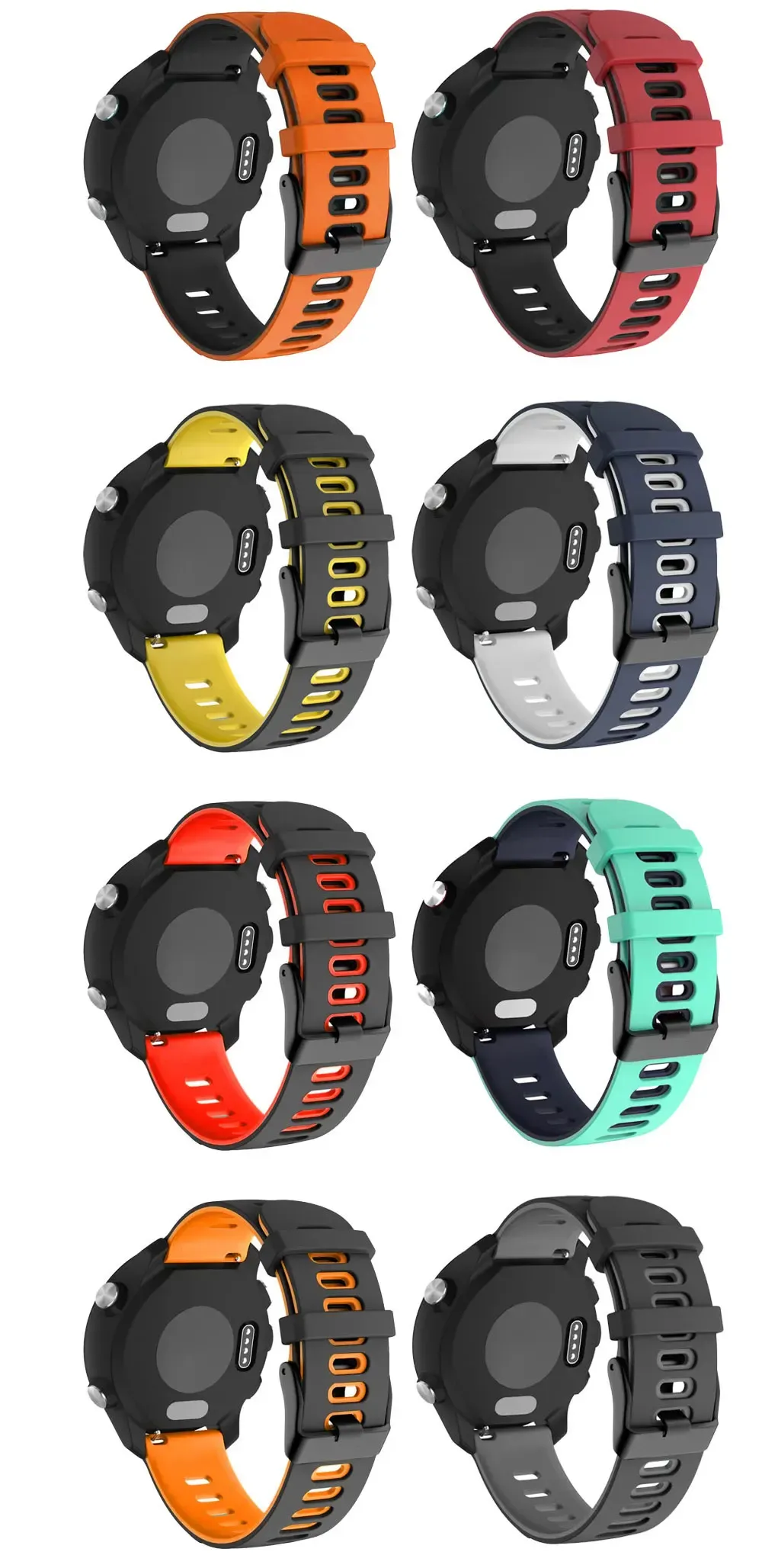 Bracelet cuir 20 à 22 mm pour Huawei Amazfit Samsung