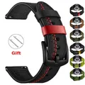 Bracelet cuir 20 à 22 mm pour Samsung et Huawei – 3
