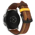 Bracelet cuir 20 à 22 mm pour Samsung et Huawei – Couleur du bracelet Coffee yellow 9