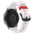 Bracelet cuir 20 à 22 mm pour Samsung et Huawei – Couleur du bracelet White 5
