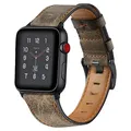 Bracelet cuir 38 à 49 mm – Couleur du bracelet Coffee brown