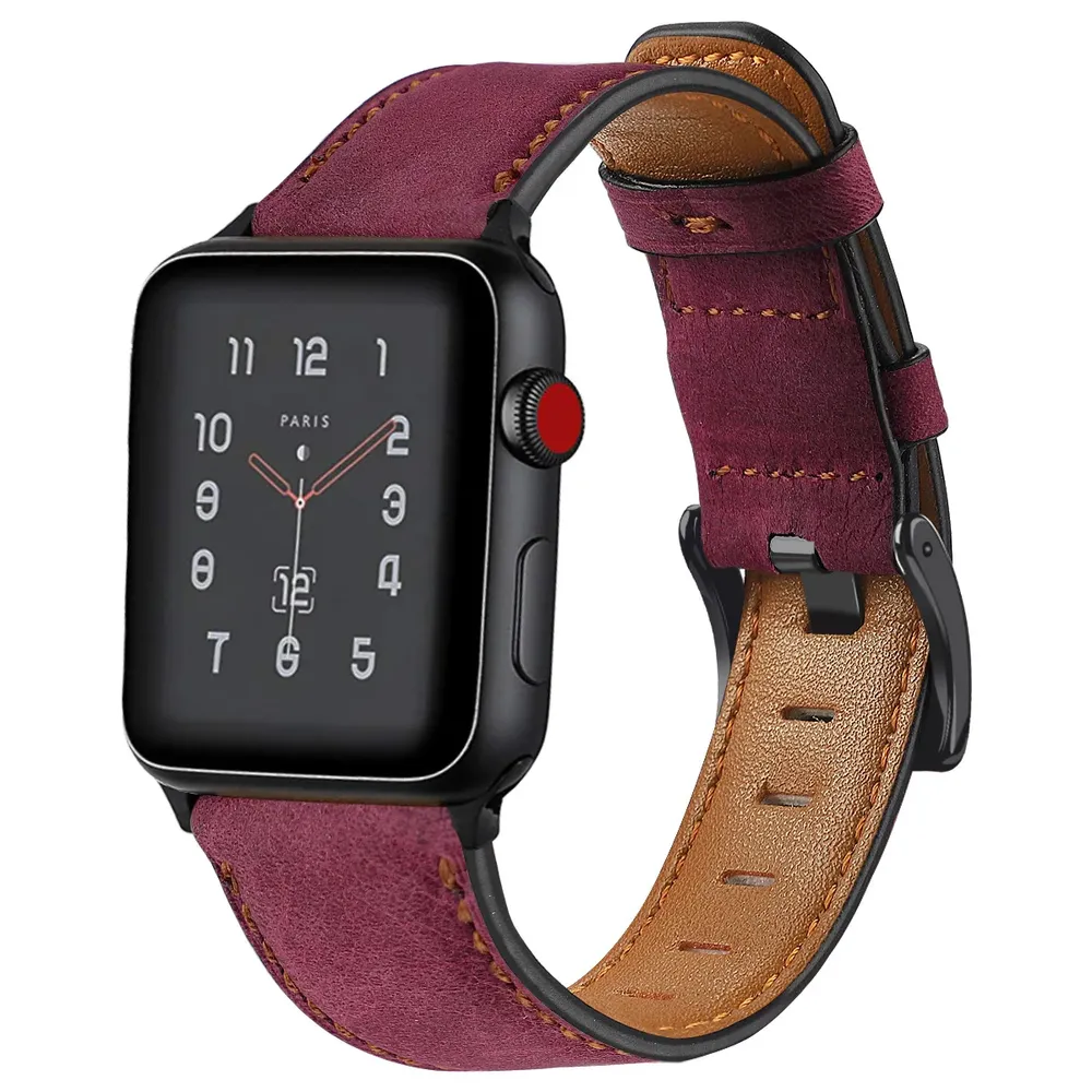 Bracelet cuir 38 à 49 mm
