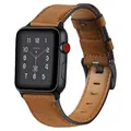 Bracelet cuir 38 à 49 mm – Couleur du bracelet Yellow Brown
