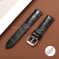 Bracelet cuir bambou 12 à 24 mm fixation rapide – Couleur du bracelet Black