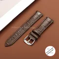 Bracelet cuir bambou 12 à 24 mm fixation rapide – Couleur du bracelet Brown