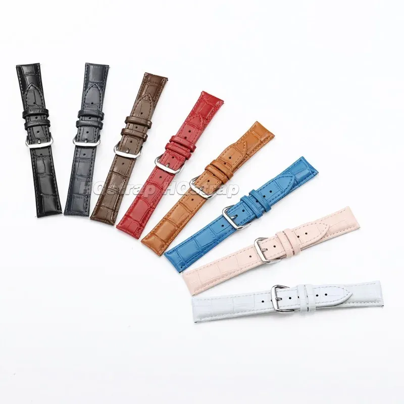 Bracelet cuir bambou 12 à 24 mm fixation rapide