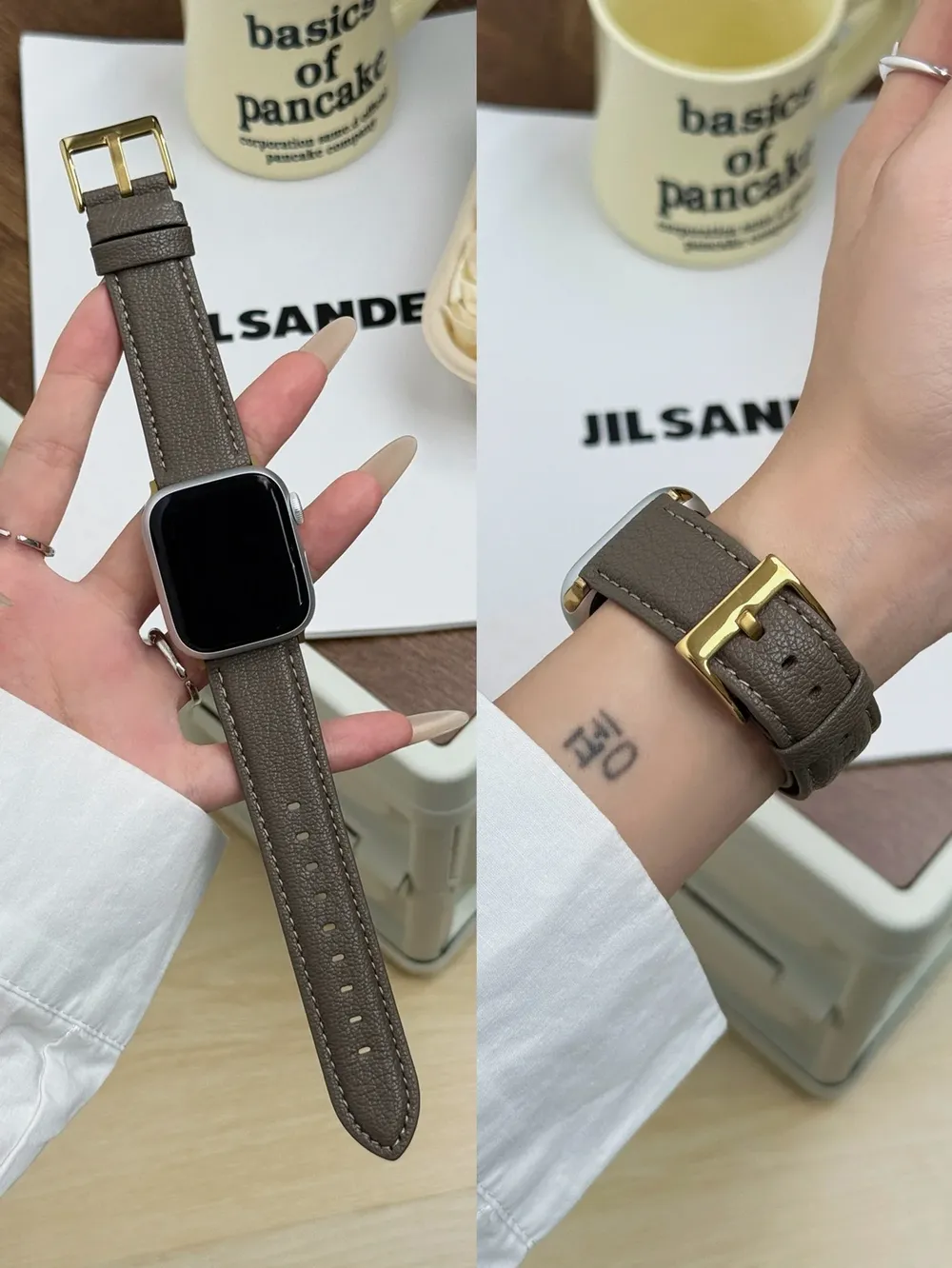 Bracelet cuir boucle pour Apple Watch 38 à 49 mm
