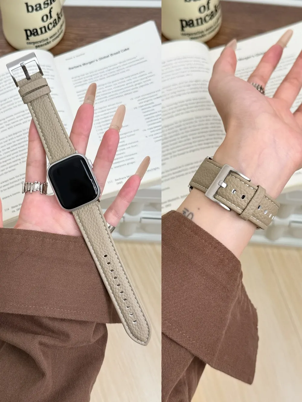 Bracelet cuir boucle pour Apple Watch 38 à 49 mm