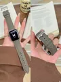 Bracelet cuir boucle pour Apple Watch 38 à 49 mm – Couleur du bracelet Elephant Grey