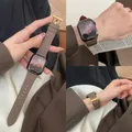 Bracelet cuir boucle pour Apple Watch 38 à 49 mm – Couleur du bracelet grayish brown