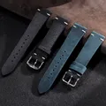 Bracelet cuir ciré vintage 18 à 24 mm fait main – 2