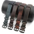 Bracelet cuir Crazy Horse 20 à 24 mm vintage – 4